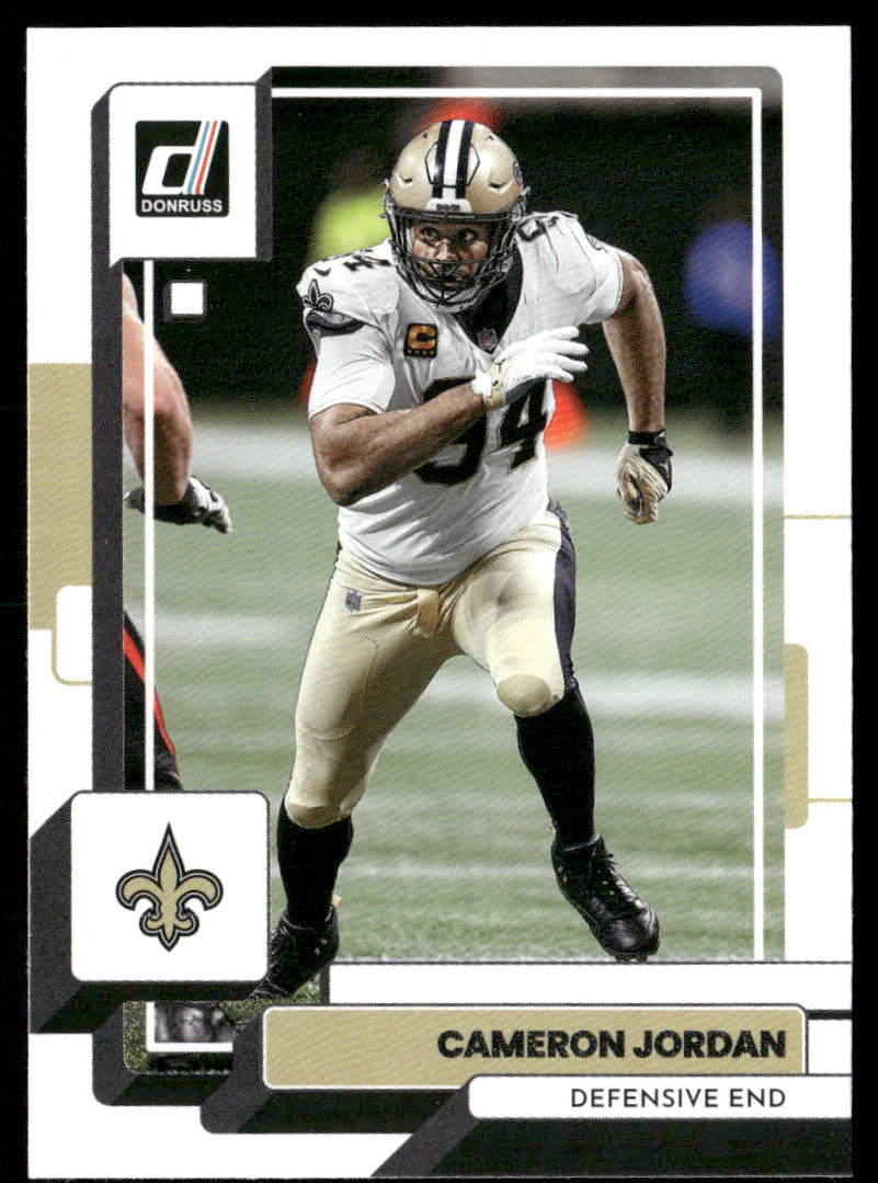 Cameron Jordan 2022 Donruss #249 New Orleans Saints