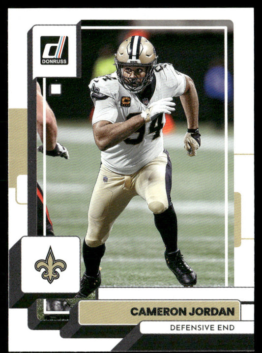 Cameron Jordan 2022 Donruss #249 New Orleans Saints