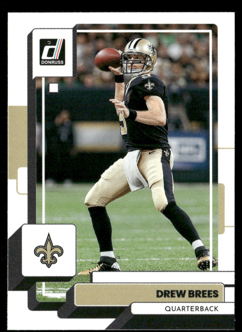 Drew Brees 2022 Donruss #251 New Orleans Saints