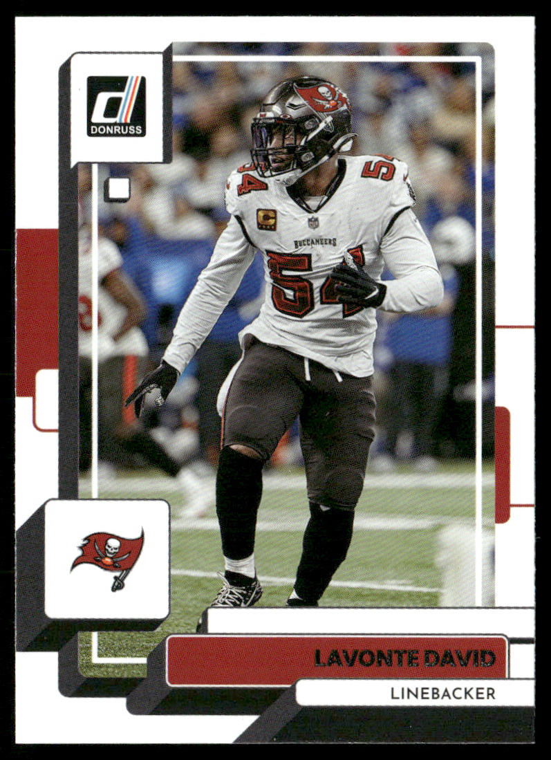 Lavonte David 2022 Donruss #259 Tampa Bay Buccaneers