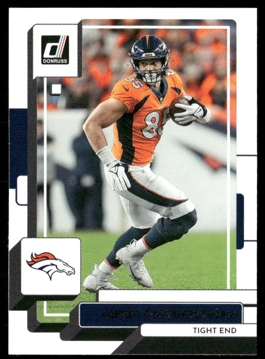 Albert Okwuegbunam 2022 Donruss #265 Denver Broncos