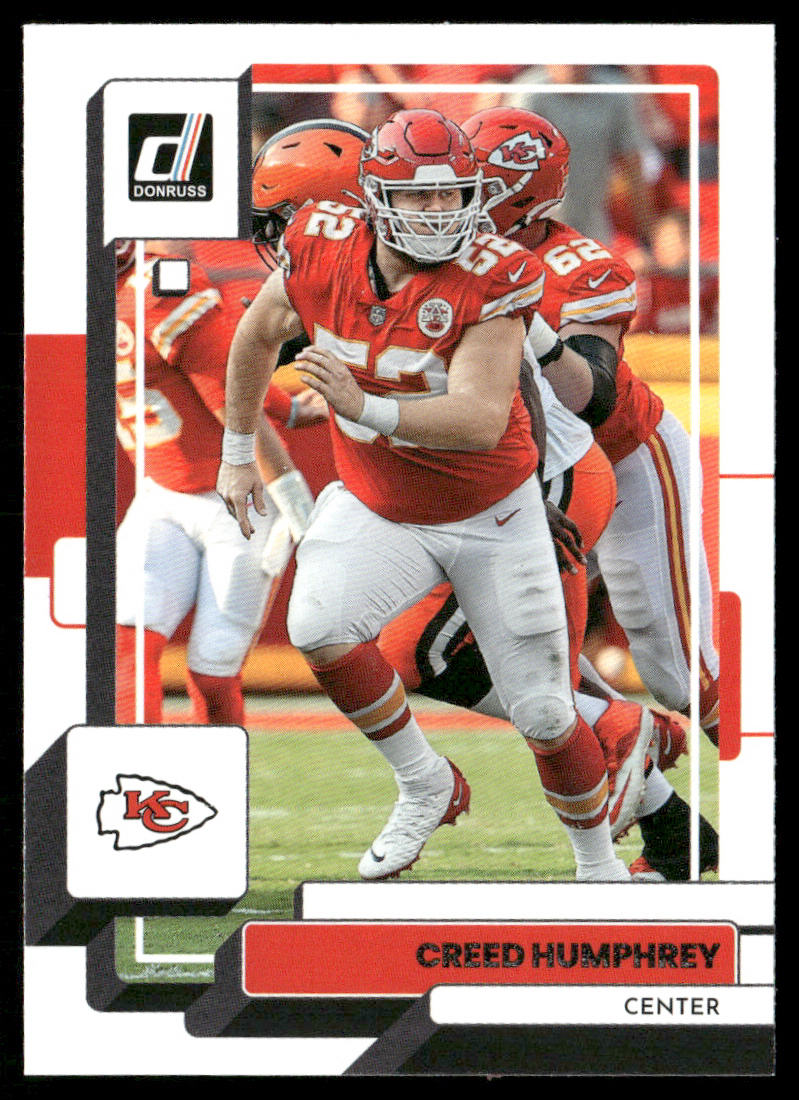 Creed Humphrey 2022 Donruss #274 Kansas City Chiefs