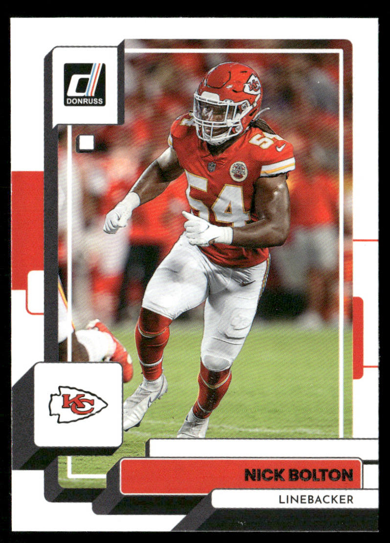 Nick Bolton 2022 Donruss #277 Kansas City Chiefs
