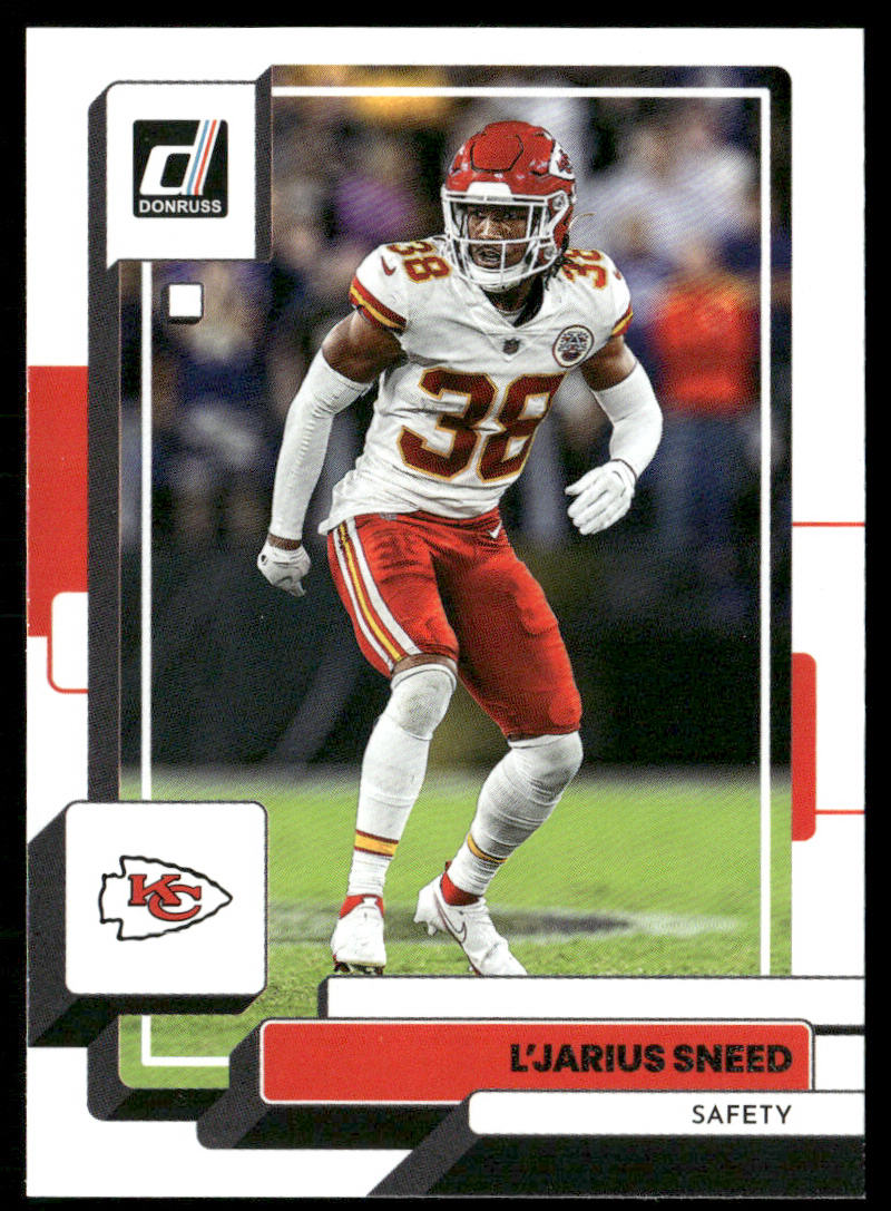 L'Jarius Sneed 2022 Donruss #278 Kansas City Chiefs