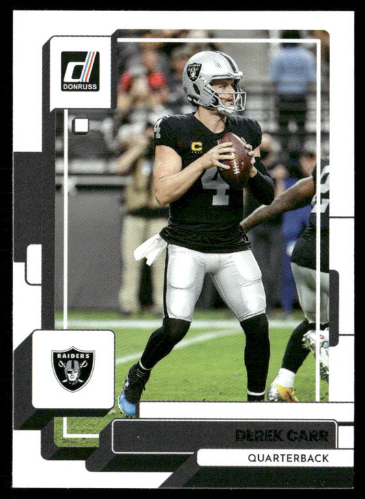 Derek Carr 2022 Donruss #284 Las Vegas Raiders