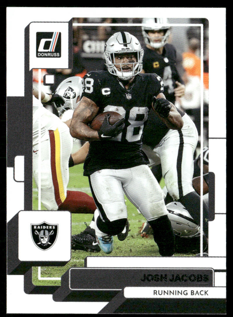 Josh Jacobs 2022 Donruss #285 Las Vegas Raiders
