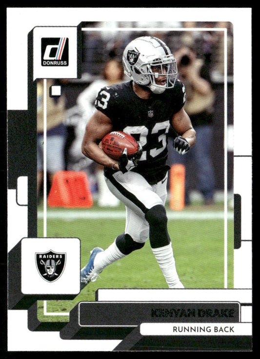 Kenyan Drake 2022 Donruss #286 Las Vegas Raiders