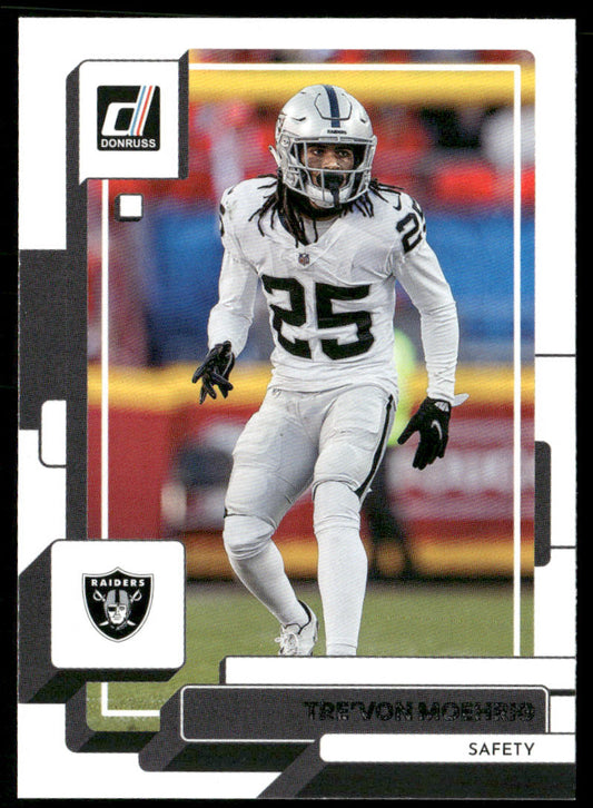 Tre'von Moehrig 2022 Donruss #288 Las Vegas Raiders