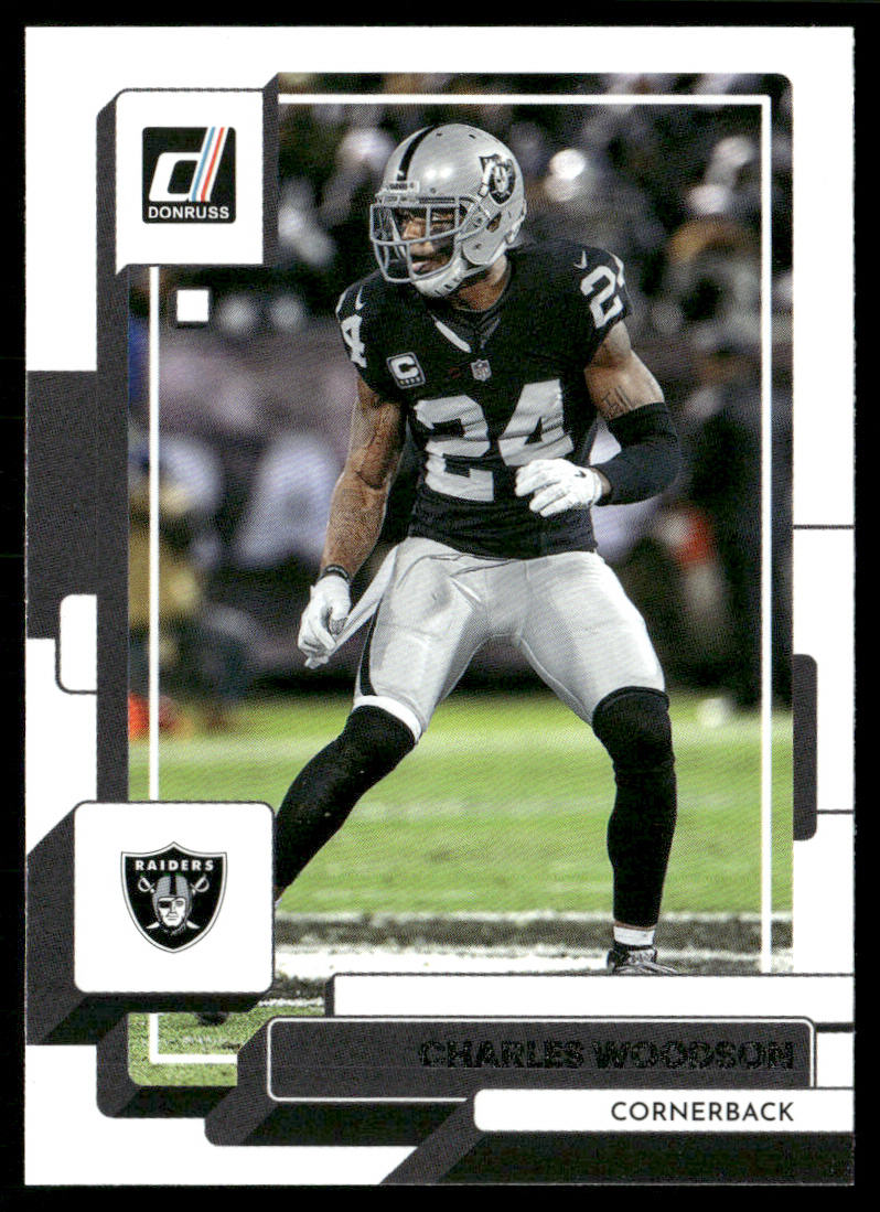 Charles Woodson 2022 Donruss #290 Oakland Raiders