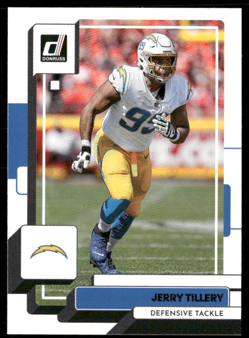 Jerry Tillery 2022 Donruss #298 Los Angeles Chargers