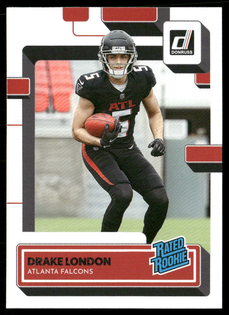 Drake London 2022 Donruss #307 RC Atlanta Falcons