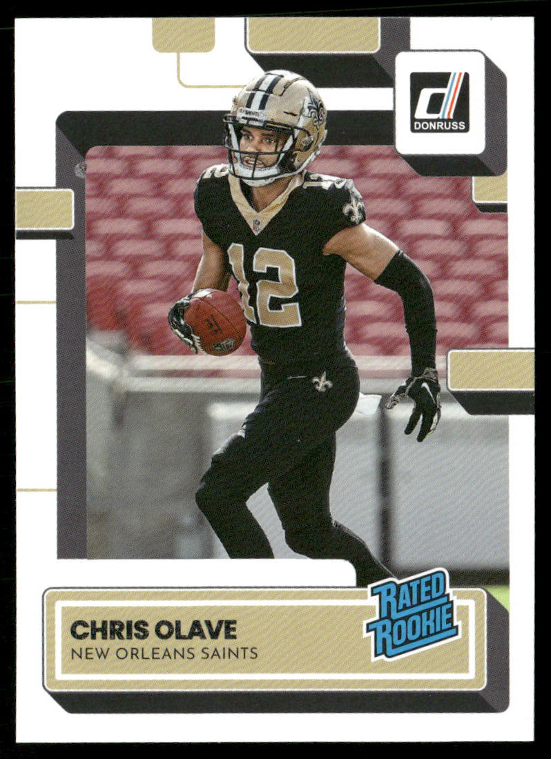 Chris Olave 2022 Donruss #309 RC New Orleans Saints