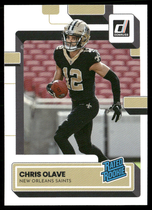 Chris Olave 2022 Donruss #309 RC New Orleans Saints