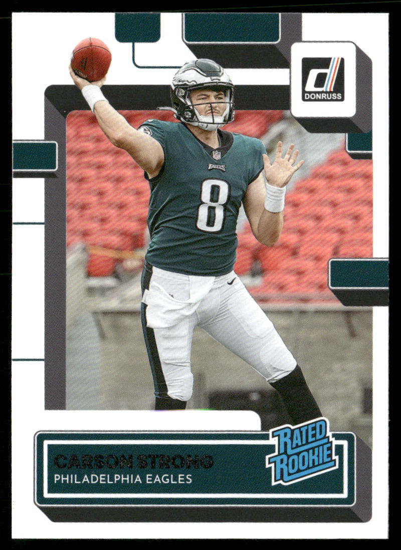 Carson Strong 2022 Donruss #311 RC Philadelphia Eagles
