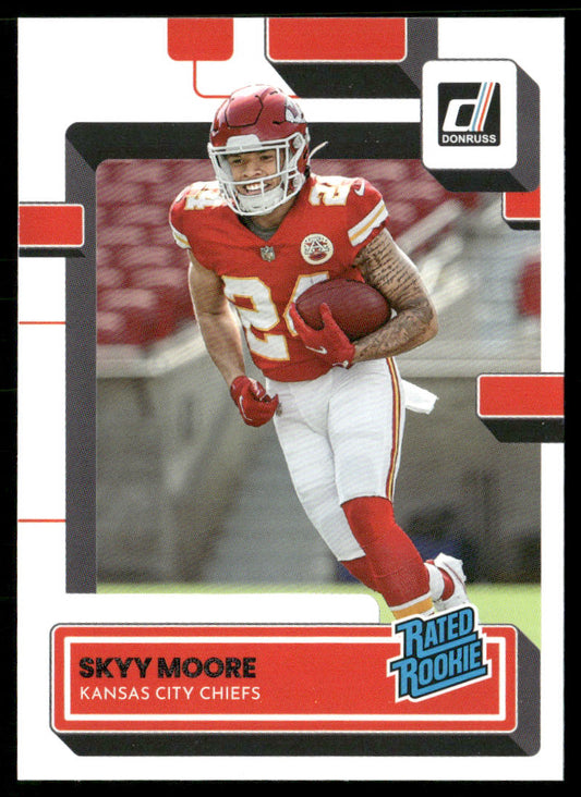 Skyy Moore 2022 Donruss #324 RC Kansas City Chiefs