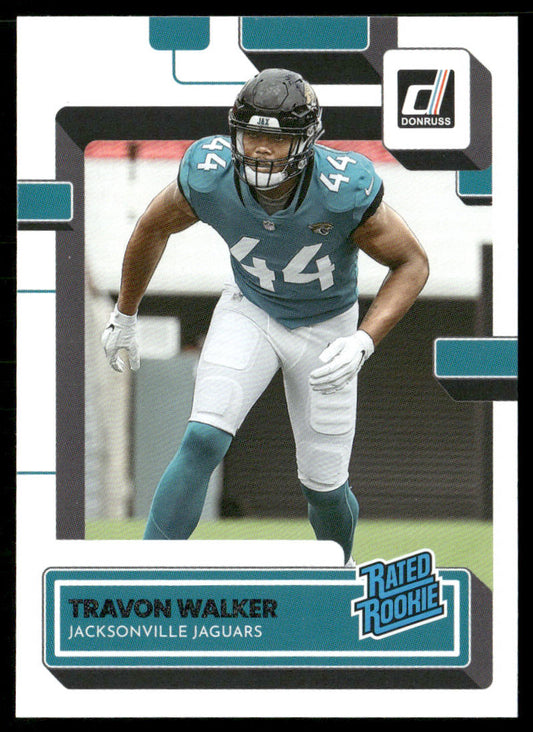 Travon Walker 2022 Donruss #325 RC Jacksonville Jaguars