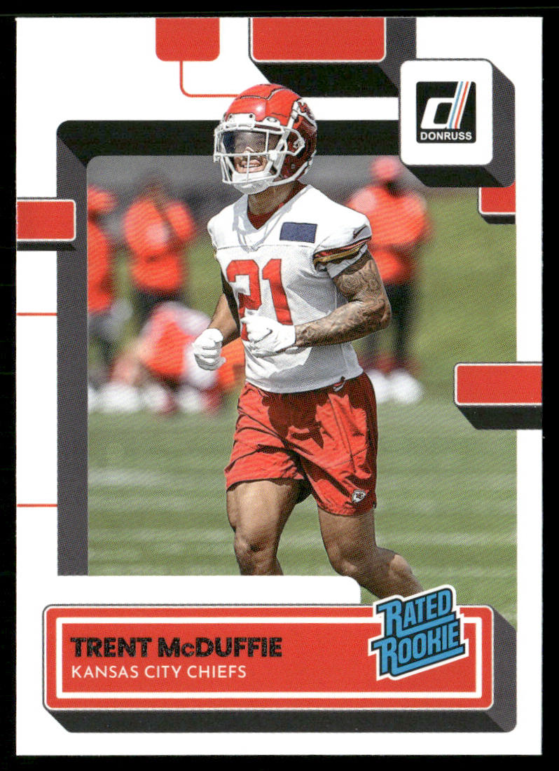 Trent McDuffie 2022 Donruss #355 RC Kansas City Chiefs
