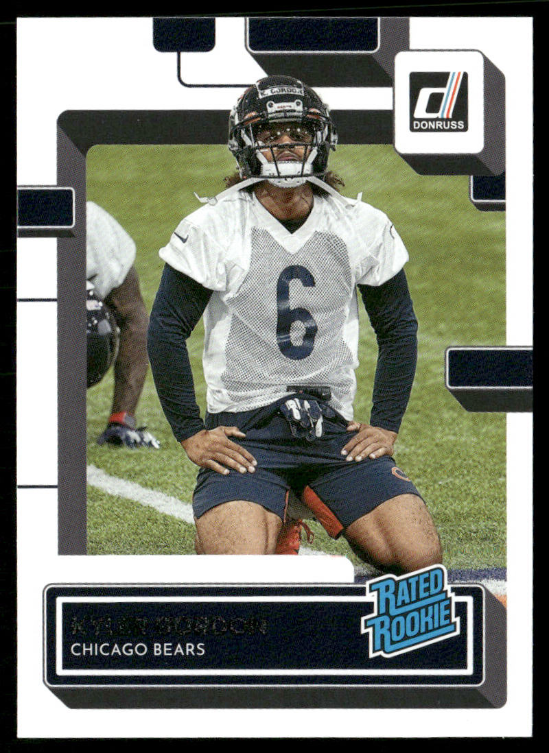 Kyler Gordon 2022 Donruss #367 RC Chicago Bears