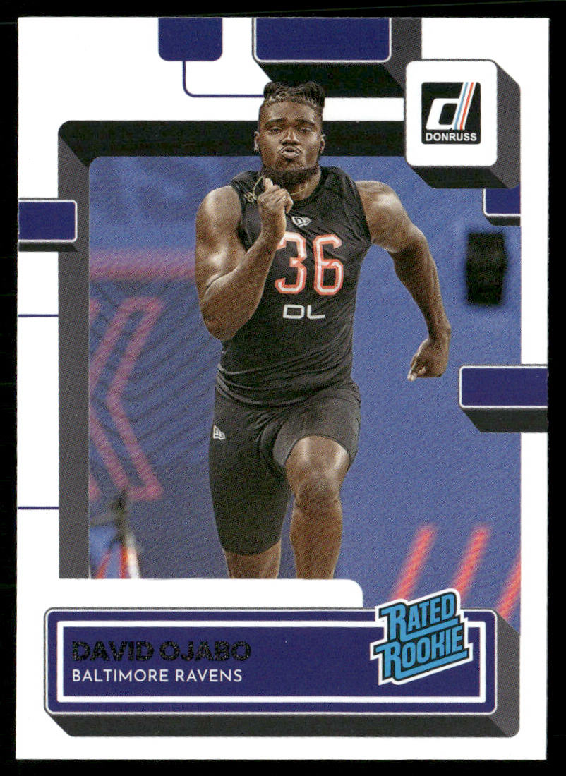 David Ojabo 2022 Donruss #370 RC Baltimore Ravens