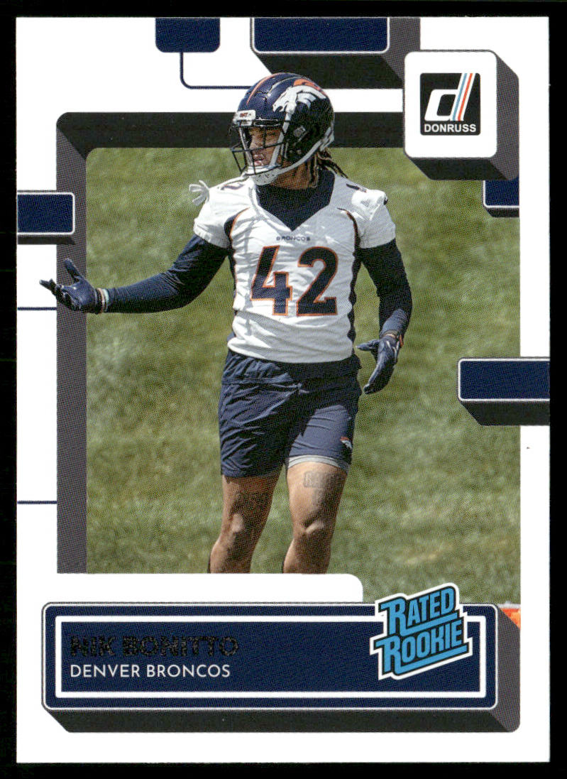 Nik Bonitto 2022 Donruss #380 RC Denver Broncos