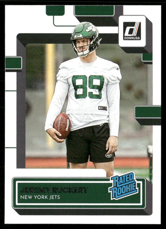 Jeremy Ruckert 2022 Donruss #391 RC New York Jets