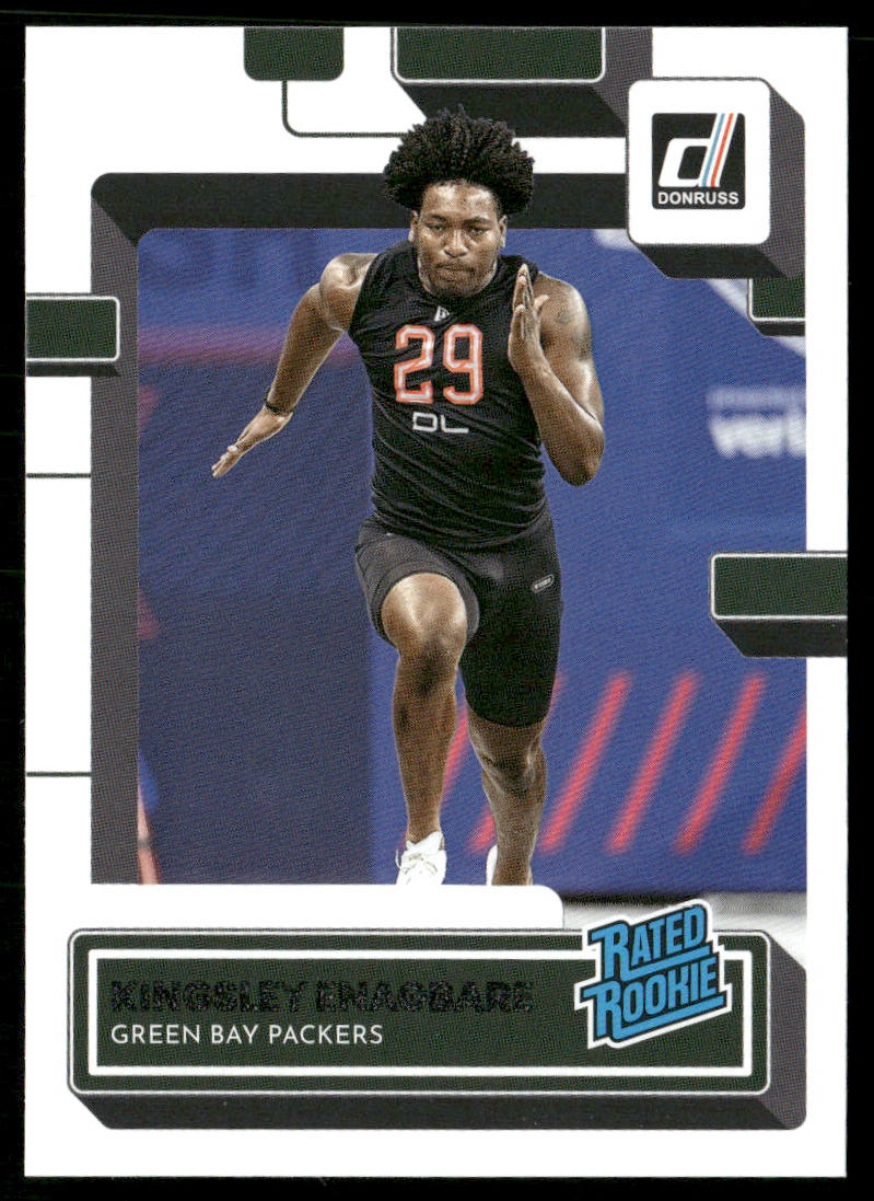 Kingsley Enagbare 2022 Donruss #396 RC Green Bay Packers