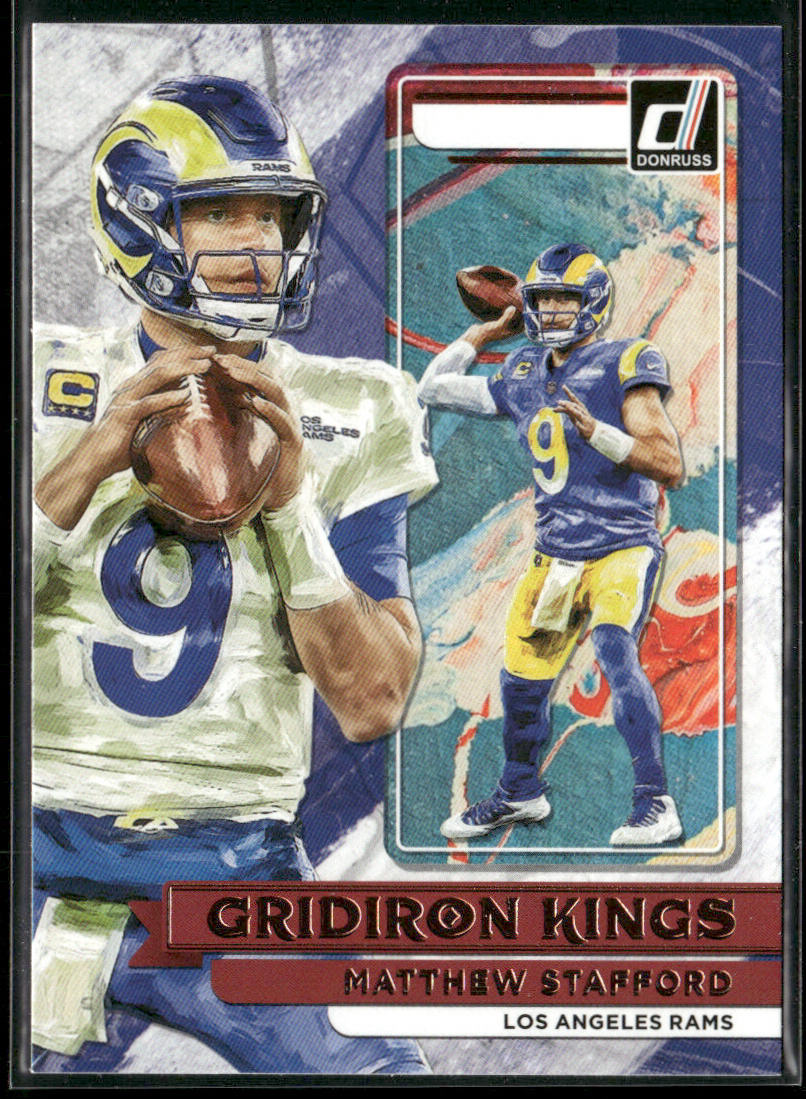 Matthew Stafford 2022 Donruss Gridiron Kings #GK2 Los Angeles Rams