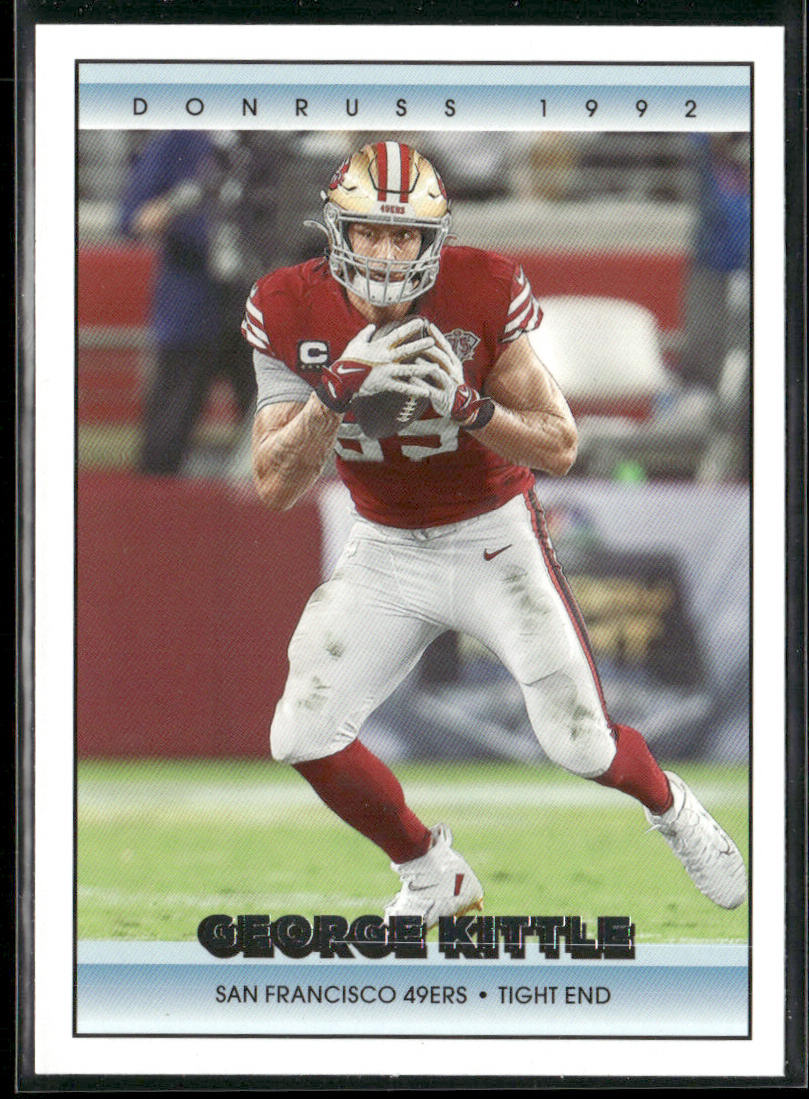 George Kittle 2022 Donruss Retro 1992 #34 San Francisco 49ers