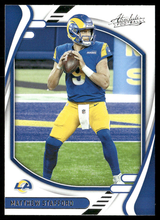 Matthew Stafford 2021 Panini Absolute Retail #3 Los Angeles Rams