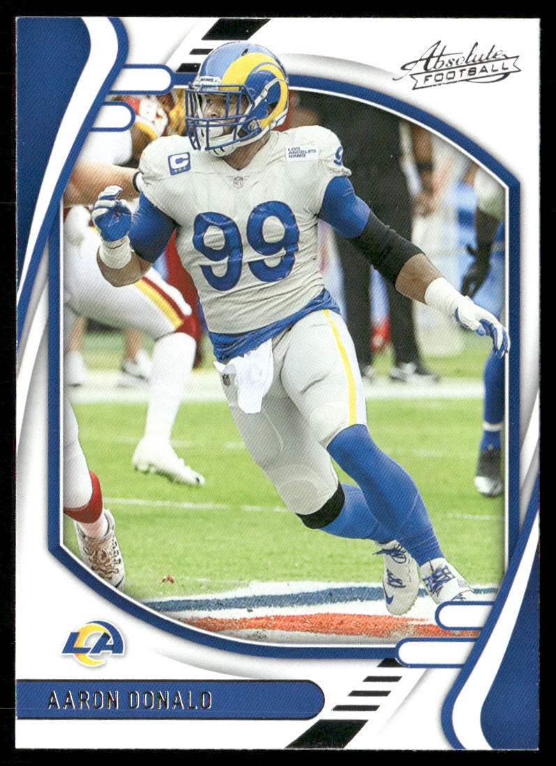 Aaron Donald 2021 Panini Absolute Retail #4 Los Angeles Rams