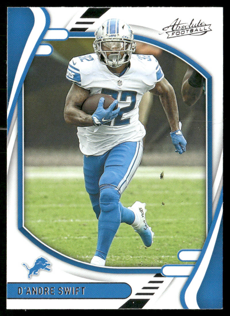 D'Andre Swift 2021 Panini Absolute Retail #9 Detroit Lions
