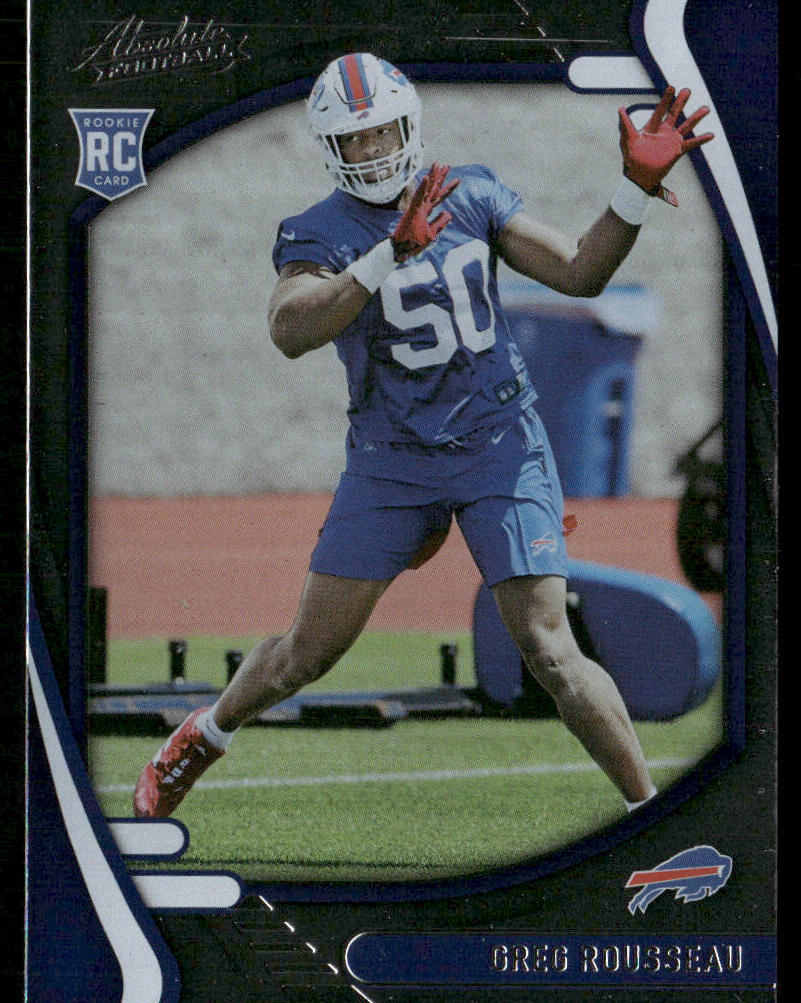 Greg Rousseau 2021 Panini Absolute Retail #149 RC Buffalo Bills