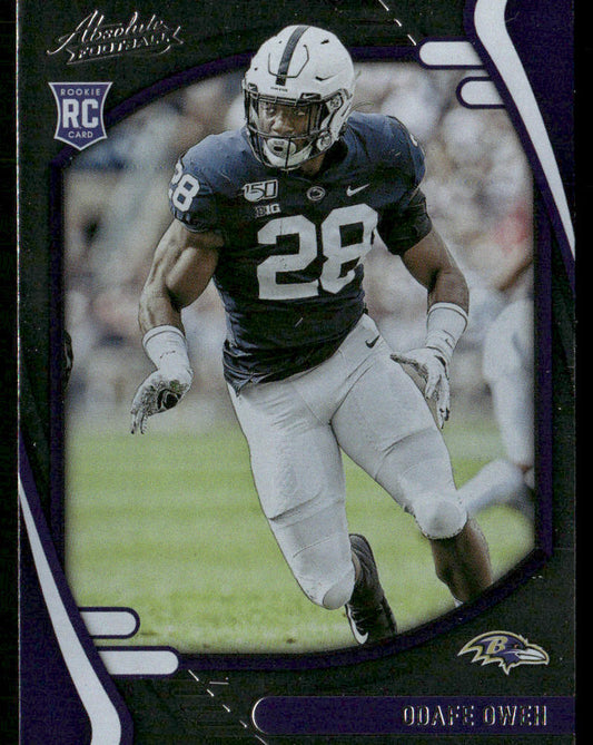 Odafe Oweh 2021 Panini Absolute Retail #153 RC Baltimore Ravens
