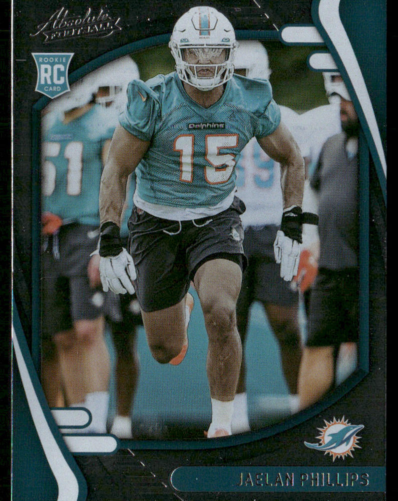 Jaelan Phillips 2021 Panini Absolute Retail #154 RC Miami Dolphins