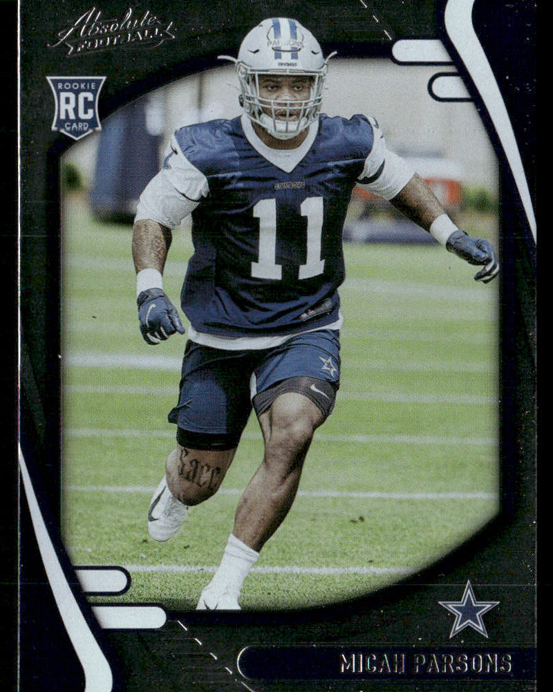 Micah Parsons 2021 Panini Absolute Retail #158 RC Dallas Cowboys