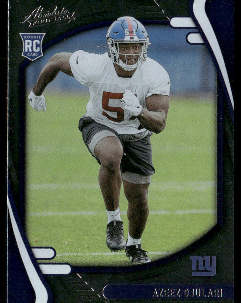 Azeez Ojulari 2021 Panini Absolute Retail #159 RC New York Giants