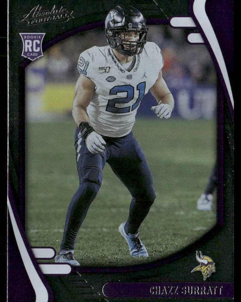 Chazz Surratt 2021 Panini Absolute Retail #163 RC Minnesota Vikings