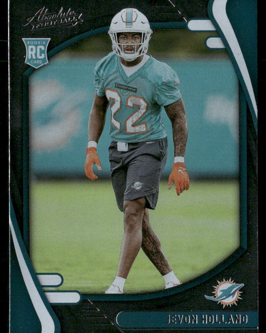 Jevon Holland 2021 Panini Absolute Retail #165 RC Miami Dolphins