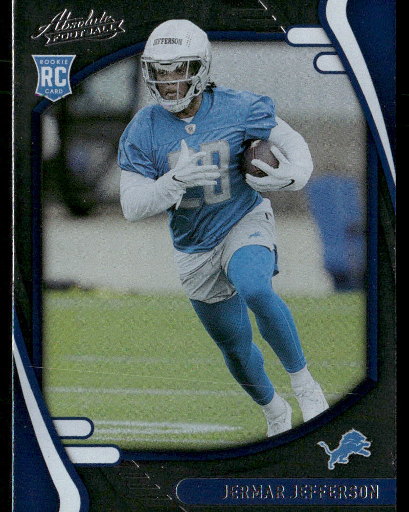 Jermar Jefferson 2021 Panini Absolute Retail #169 RC Detroit Lions