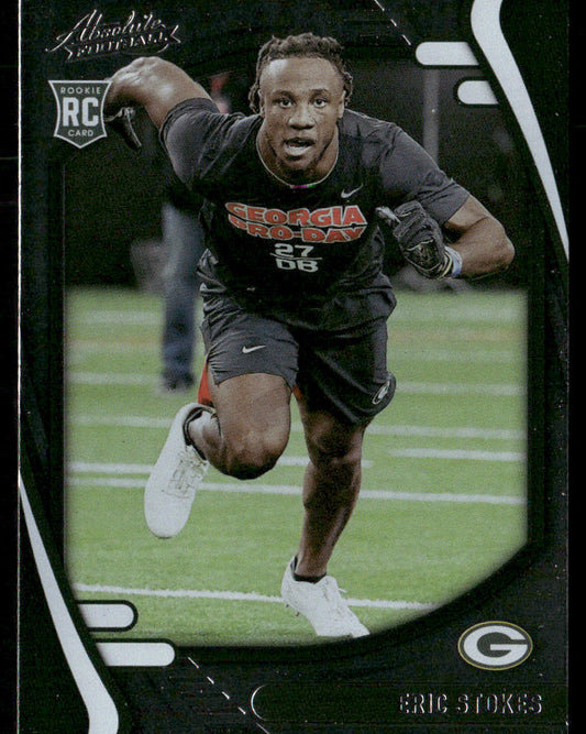 Eric Stokes 2021 Panini Absolute Retail #175 RC Green Bay Packers