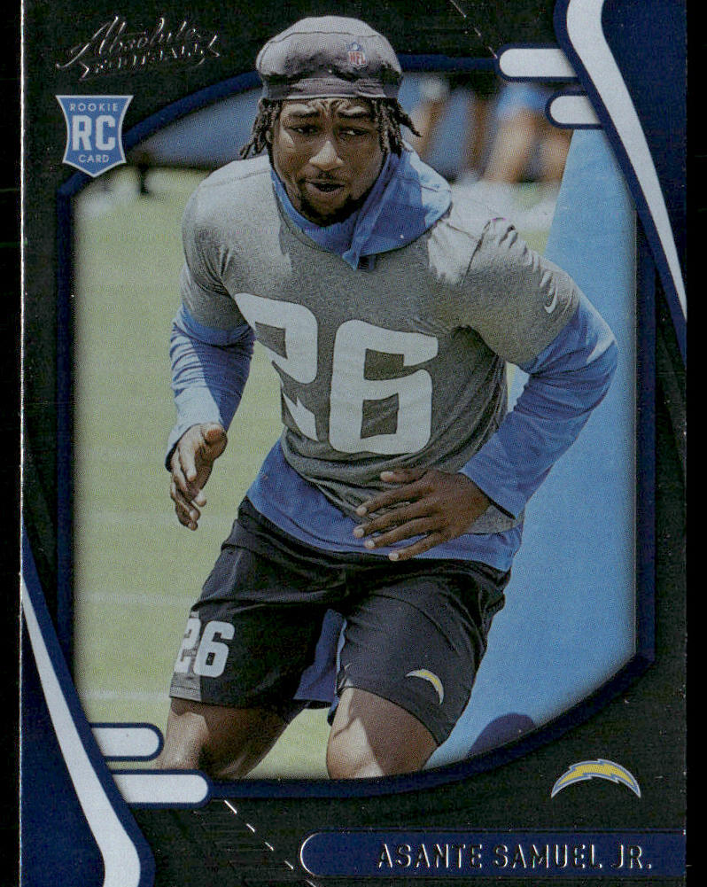 Asante Samuel Jr. 2021 Panini Absolute Retail #176 RC Los Angeles Chargers