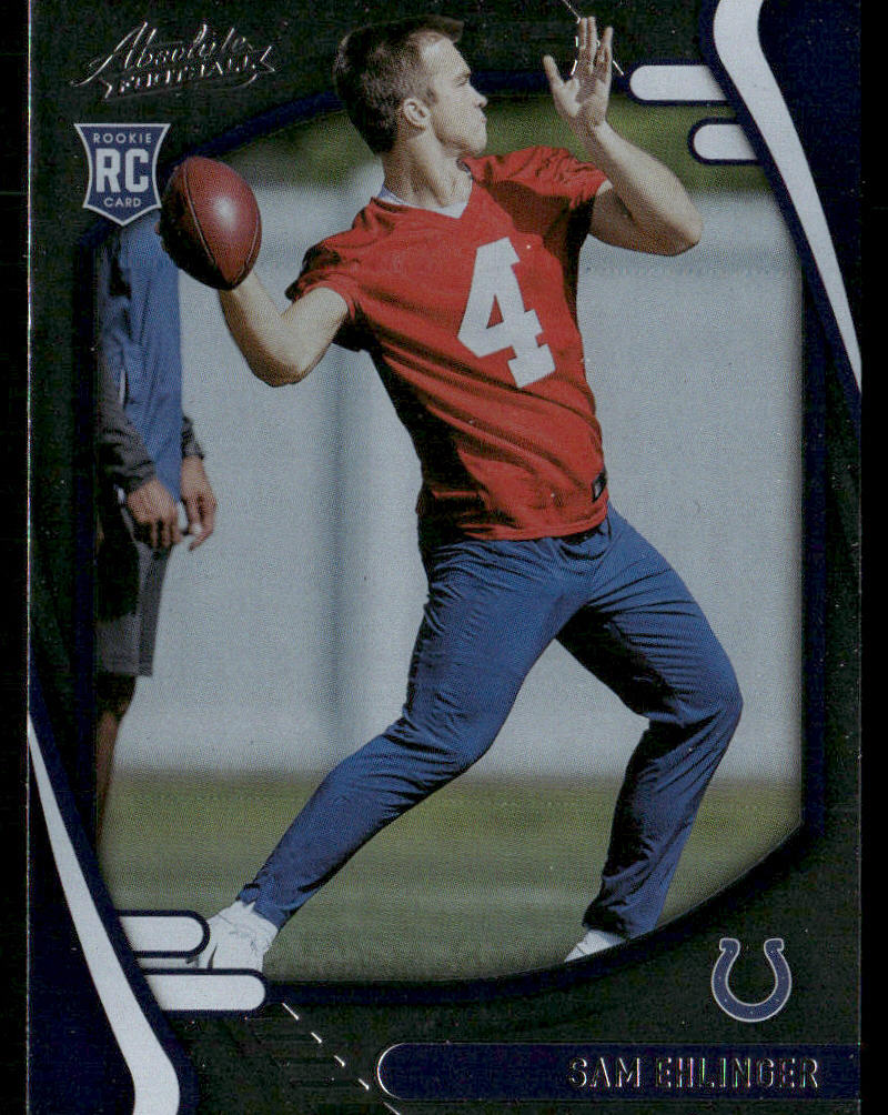 Sam Ehlinger 2021 Panini Absolute Retail #179 RC Indianapolis Colts