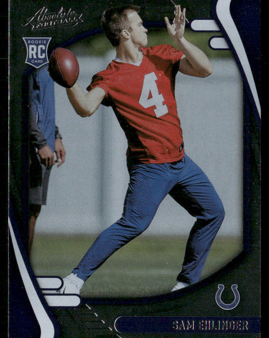 Sam Ehlinger 2021 Panini Absolute Retail #179 RC Indianapolis Colts