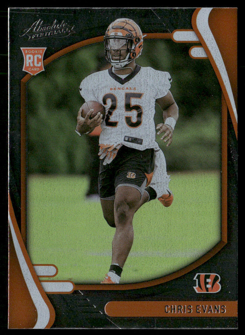 Chris Evans 2021 Panini Absolute Retail #180 RC Cincinnati Bengals