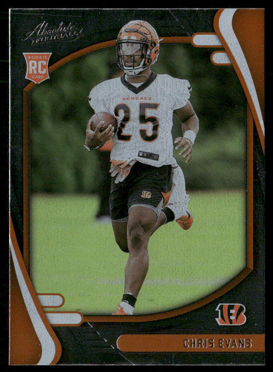 Chris Evans 2021 Panini Absolute Retail #180 RC Cincinnati Bengals