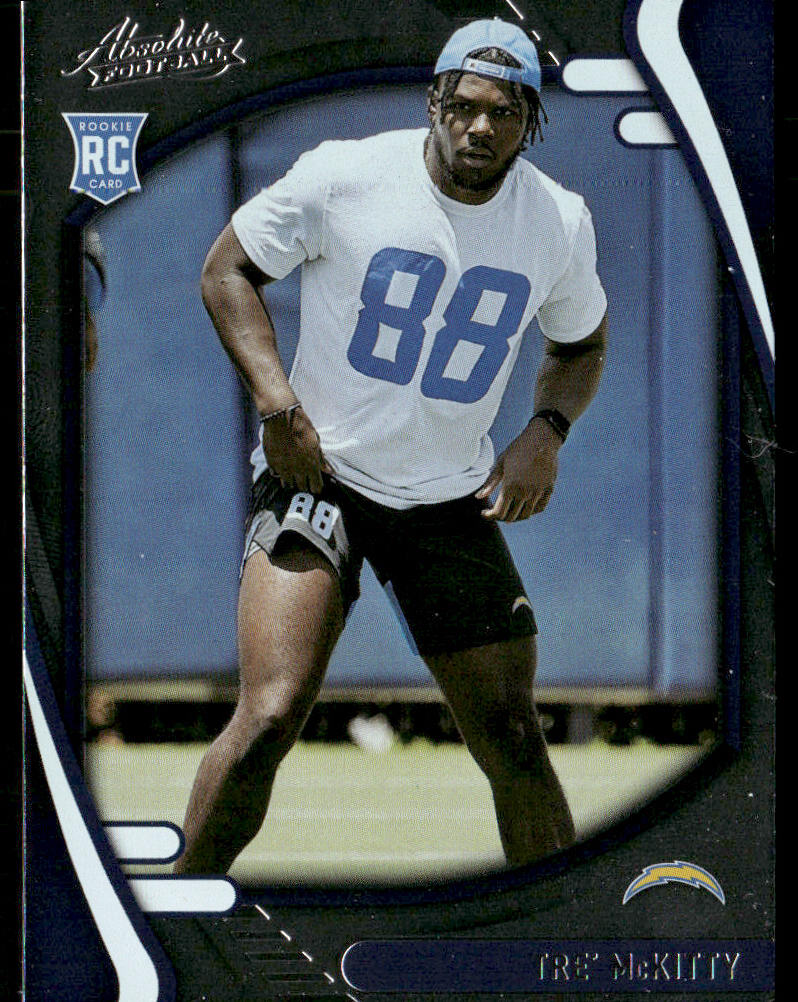 Tre' McKitty 2021 Panini Absolute Retail #182 RC Los Angeles Chargers