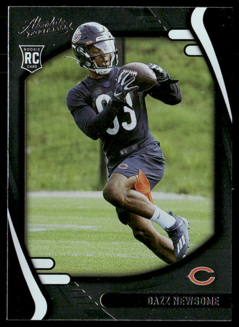 Dazz Newsome 2021 Panini Absolute Retail #184 RC Chicago Bears