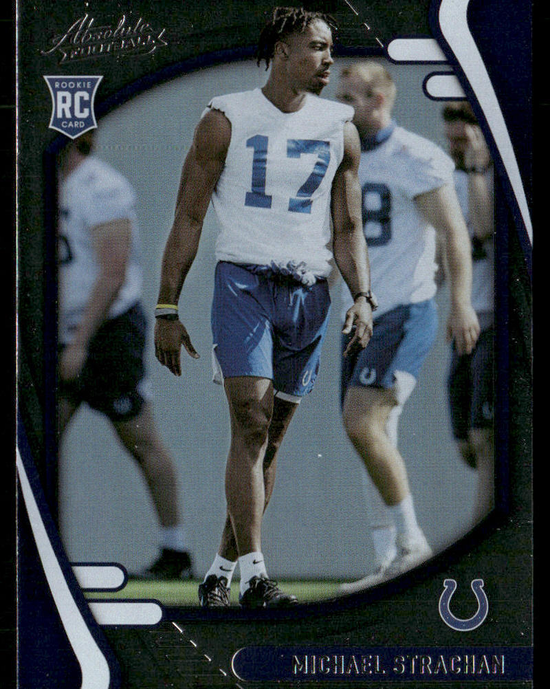 Michael Strachan 2021 Panini Absolute Retail #188 RC Indianapolis Colts