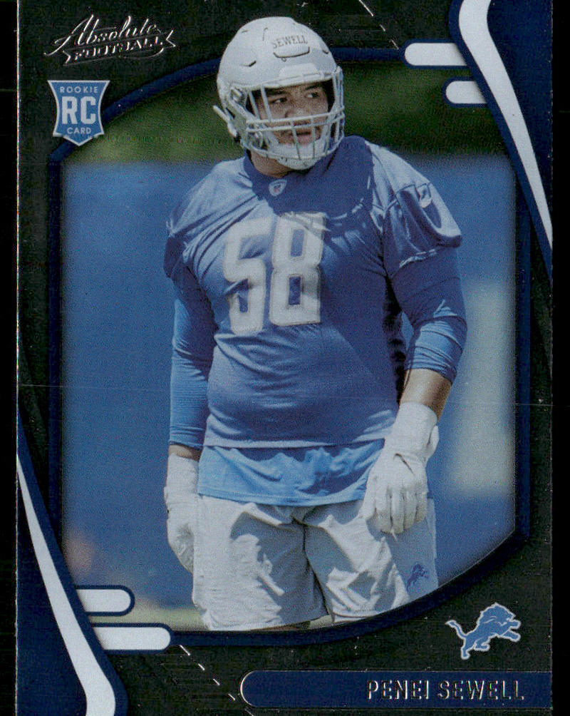 Penei Sewell 2021 Panini Absolute Retail #193 RC Detroit Lions
