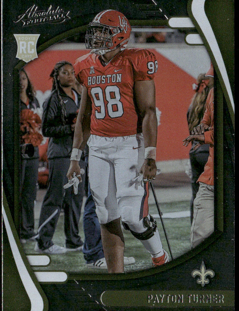 Payton Turner 2021 Panini Absolute Retail #194 RC New Orleans Saints